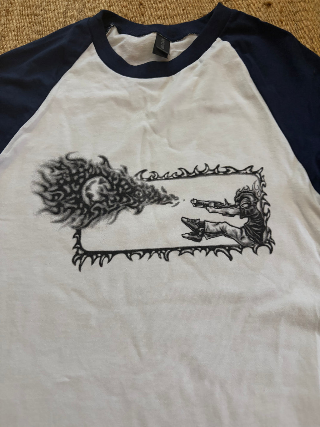 3/4 FTW TEE (navy)