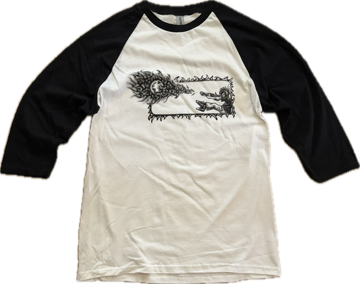3/4 FTW TEE (black)
