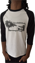 3/4 FTW TEE (black)