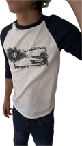 3/4 FTW TEE (navy)