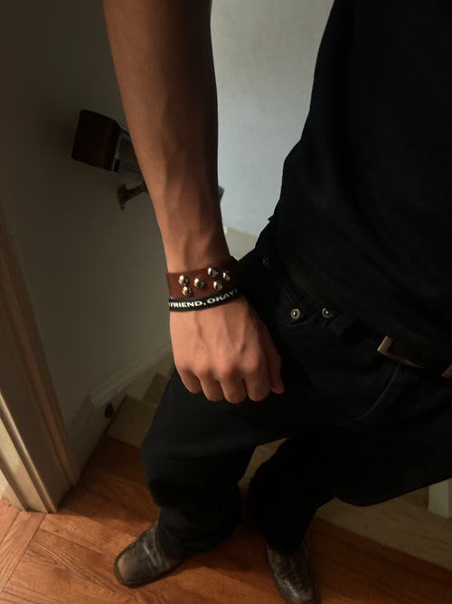 Leather bracelet